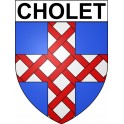 Stickers coat of arms Cholet adhesive sticker