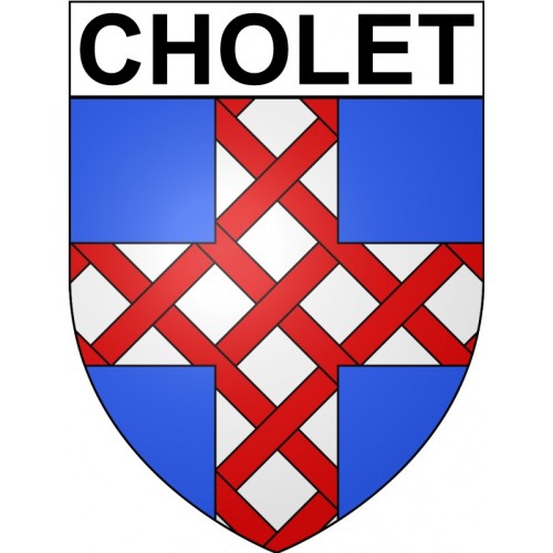 Cholet 49 ville Stickers blason autocollant adhésif