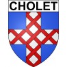 Cholet 49 ville Stickers blason autocollant adhésif