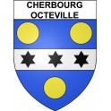 Cherbourg-Octeville Sticker wappen, gelsenkirchen, augsburg, klebender aufkleber