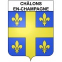 Châlons-en-Champagne 51 ville Stickers blason autocollant adhésif