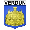 Stickers coat of arms Verdun adhesive sticker