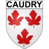 Caudry 59 ville Stickers blason autocollant adhésif