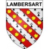 Lambersart 59 ville Stickers blason autocollant adhésif