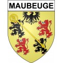 Maubeuge 59 ville Stickers blason autocollant adhésif