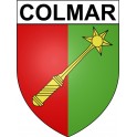 Pegatinas escudo de armas de Colmar adhesivo de la etiqueta engomada