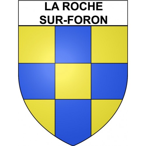 La Roche-sur-Foron 74 ville Stickers blason autocollant adhésif