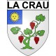 La Crau 83 ville Stickers blason autocollant adhésif