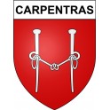Stickers coat of arms Carpentras adhesive sticker
