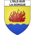 L'Isle-sur-la-Sorgue Sticker wappen, gelsenkirchen, augsburg, klebender aufkleber