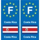F Europe Costa Ricaautocollant plaque