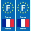 F Europa Francia adesivo piastra