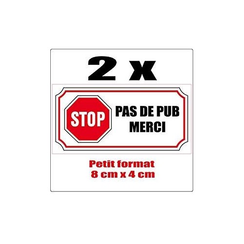 stop no ad advertising mailbox sticker logo sticker 3 4cm