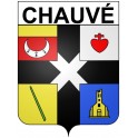 Chauvé 44 ville Stickers blason autocollant adhésif