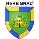 Herbignac 44 ville Stickers blason autocollant adhésif