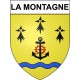 La Montagne 44 ville Stickers blason autocollant adhésif