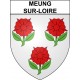 Meung-sur-Loire 45 ville Stickers blason autocollant adhésif