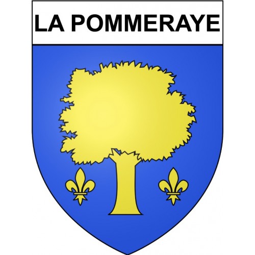 La Pommeraye 49 ville Stickers blason autocollant adhésif