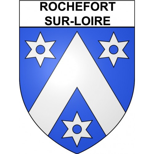 Rochefort-sur-Loire 49 ville Stickers blason autocollant adhésif