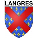 Stickers coat of arms Langres adhesive sticker