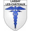 Lassay-les-Châteaux 53 ville Stickers blason autocollant adhésif