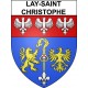 Lay-Saint-Christophe 54 ville Stickers blason autocollant adhésif