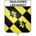 Saulxures-lès-Nancy 54 ville Stickers blason autocollant adhésif