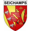 Seichamps 54 ville Stickers blason autocollant adhésif