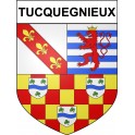 Tucquegnieux 54 ville Stickers blason autocollant adhésif