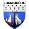 Locmiquélic 56 ville Stickers blason autocollant adhésif