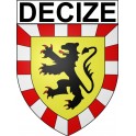 Decize 58 ville Stickers blason autocollant adhésif