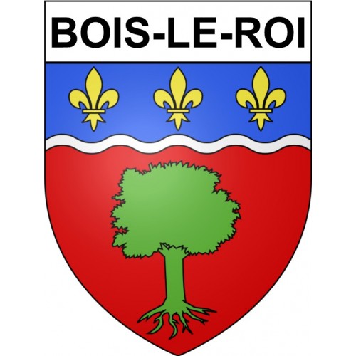 Bois-le-Roi Sticker wappen, gelsenkirchen, augsburg, klebender aufkleber