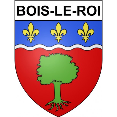 Stickers coat of arms Bois-le-Roi adhesive sticker