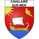 Adesivi stemma Cavalaire-sur-Mer adesivo