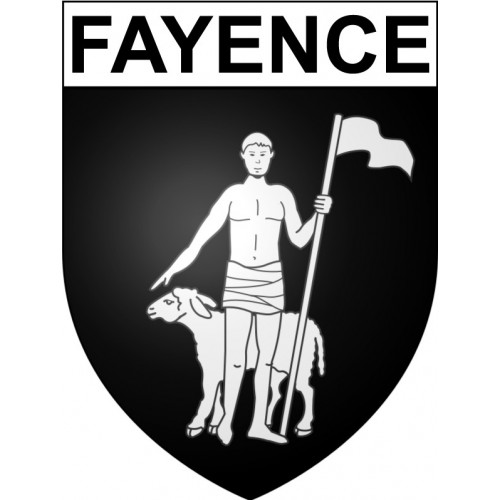 Fayence 83 ville Stickers blason autocollant adhésif