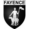 Stickers coat of arms Fayence adhesive sticker