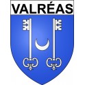 Stickers coat of arms Valréas adhesive sticker