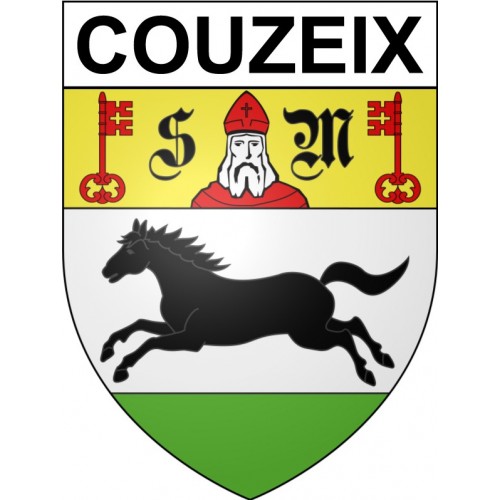 Adesivi stemma Couzeix adesivo