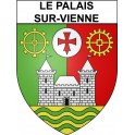 Le Palais-sur-Vienne 87 ville Stickers blason autocollant adhésif