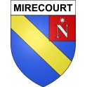 Stickers coat of arms Mirecourt adhesive sticker