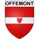 Pegatinas escudo de armas de Offemont adhesivo de la etiqueta engomada