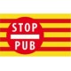 stop pub publicité catalan autocollant