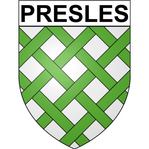 Presles Sticker wappen, gelsenkirchen, augsburg, klebender aufkleber