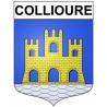 Adesivi stemma Collioure adesivo