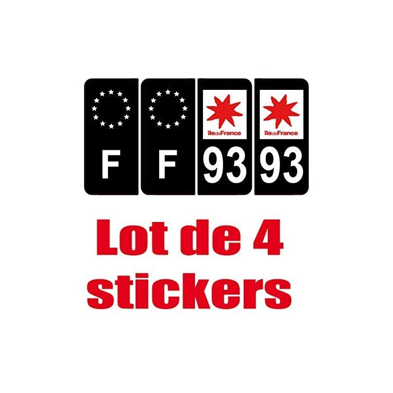 59 Nord logo noir autocollant plaque immatriculation auto ville
