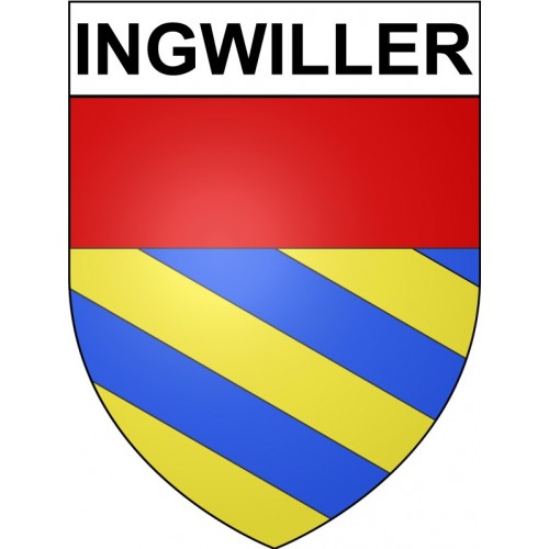 Stickers coat of arms Ingwiller adhesive sticker