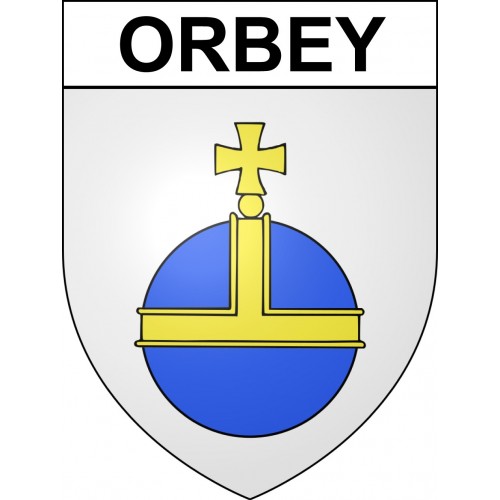 Orbey 68 ville sticker blason écusson autocollant adhésif