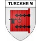 Pegatinas escudo de armas de Turckheim adhesivo de la etiqueta engomada