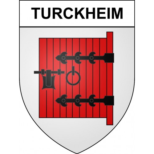 Turckheim 68 ville sticker blason écusson autocollant adhésif