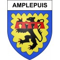 Amplepuis 69 ville sticker blason écusson autocollant adhésif